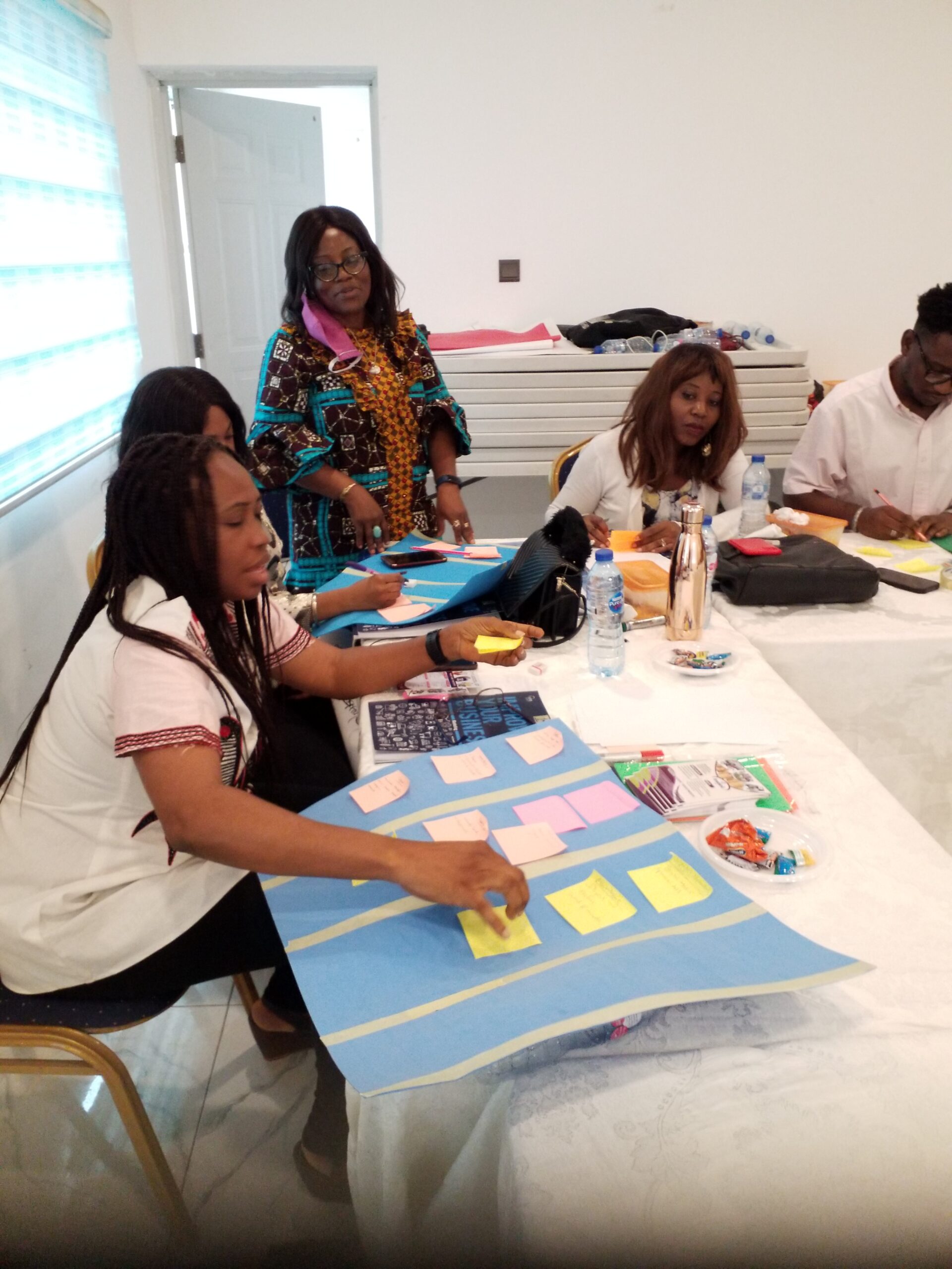 Participants in an Afifen workshop